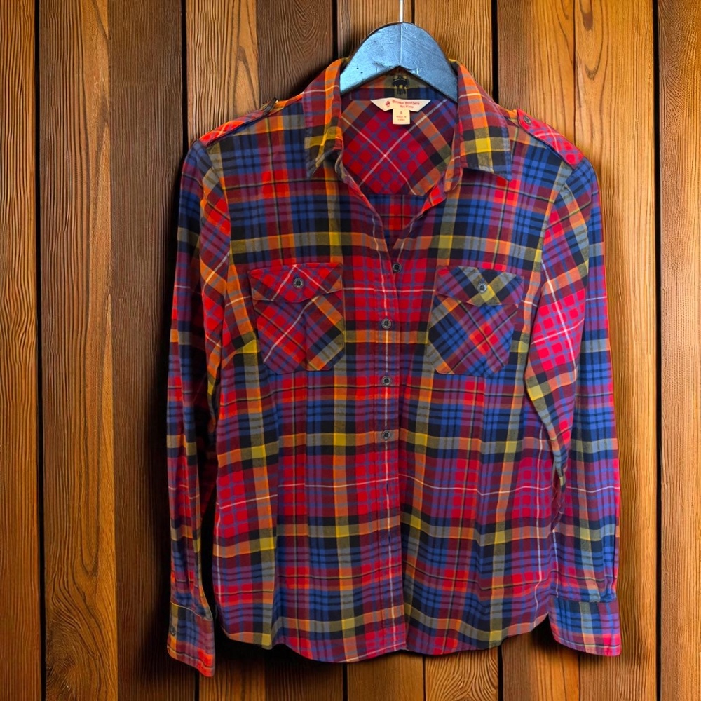 Brooks Brothers Plaid Flannel Shirt | Size 8